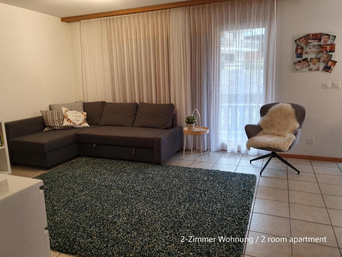 Moderne Wohnung Im Zentrum Von Leukerbad, Haus Topas Eksteriør bilde